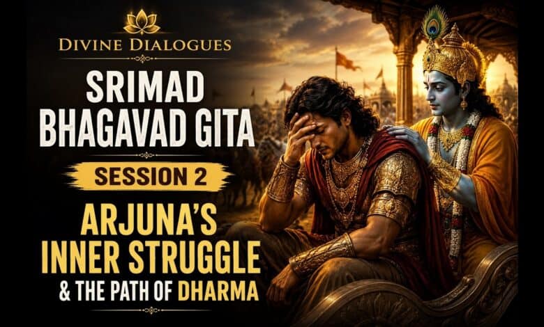 Explore the timeless wisdom of Srimad Bhagavad Gita