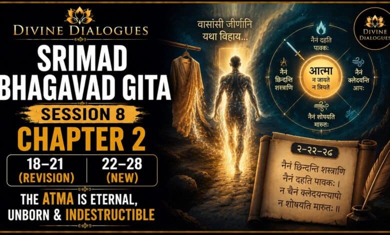 Explore the timeless wisdom of Srimad Bhagavad Gita