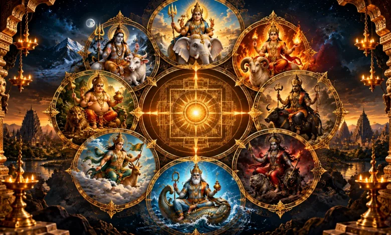 The Eight Dikpalas: Divine Guardians of the Eight Directions